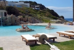 Felsen im Pool