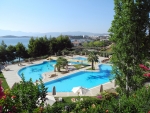 Blick auf die Poollandschaft