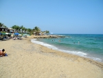 Strand vorm Hotel
