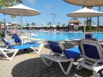 Blick auf den Pool