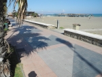 Flacher Zugang von der Strandpromenade