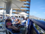 Kleiner Liegenbereich am Pool