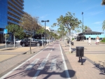 Fahrradweg an der Promenade