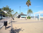 Breite Strandpromenade