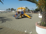 Spielplatz am Strand