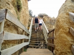 Treppe zum Strand