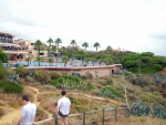 Blick auf die Hotelanlage