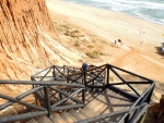 Lange Treppe zum Strand