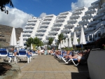 Terrassenförmige Hotelanlage