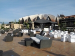 Sitzgruppe der Poolbar