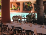 Außenbereich vom Restaurant