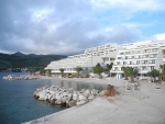 Hotel und Strand