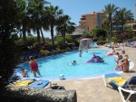 Kinderpool mit Wasserpilz