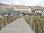 Holzstege zum Strand