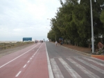 Straße zum Strand