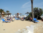 Hoteleigener Strandbereich
