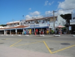 Restaurants und Supermarkt