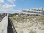 Düne vor dem Hotel