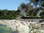 Strand vor dem Hotel