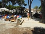Nebenausgang zum Strand
