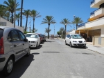 Weg vom Haupteingang des Hotels