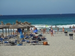 Leihliegen am Strand