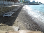 Schmaler Strand