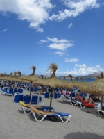 Strandabschnitt vorm Hotel