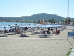 Strandliegen gegen Gebühr