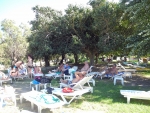 Ruhiger Gartenbereich