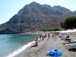 Berg nahe dem Strand