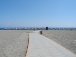Weg bis zum Strand