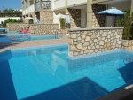 Einige Villen mit eigenen Pool