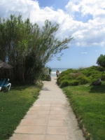 Weg zum Strand