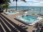Whirlpool mit Meerblick