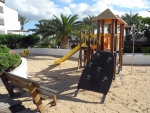 Spielplatz auf Sand