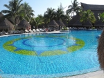 Blick über den Pool