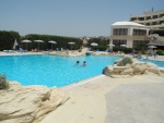 Blick über den großen Pool