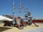 Piratenschiff als Spielgerät