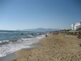 Der Strand von Sperlonga lädt zu langen Strandläufen ein