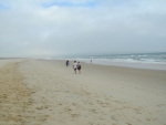 Wenig Besucher am Strand