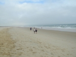 Wenig Besucher am Strand