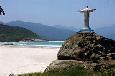 Christus Statue am Strand