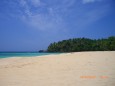 an der Bernsteinkueste in der Dominikanischen Republik liegt der Playa Grande