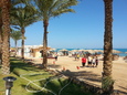 Blick vom Strandrestaurant aus