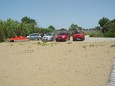 Parken direkt am Strand