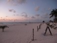 Ruhe und Erholung am wenig besuchten Strand