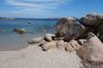 Granitfelsen am Strand