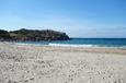 Felsen am Strand und im Meer