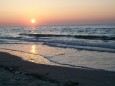 Just Abendszene am Strand